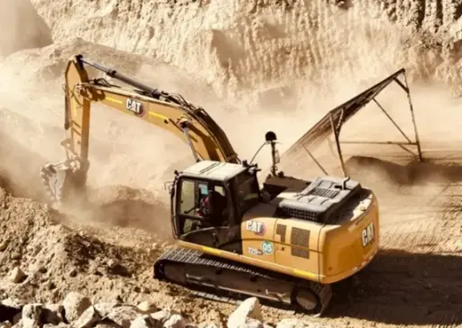 EXCAVADORA SOBRE ORUGAS
